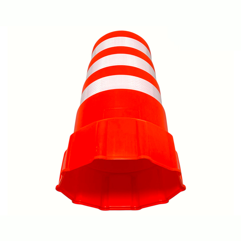 Izdržljiva plastična cijev za upozorenje s ponderiranom gumenom bazom Izdržljiva plastična cijev za upozorenje s ponderiranom gumenom bazom