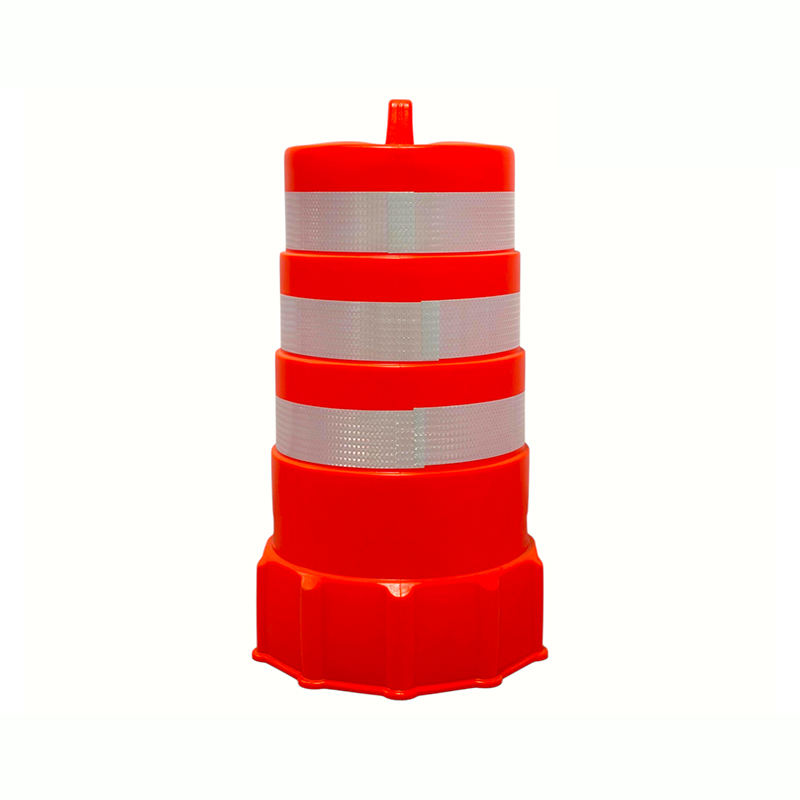 Izdržljiva plastična cijev za upozorenje s ponderiranom gumenom bazom
