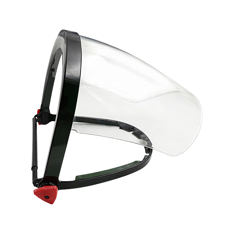 High-altitude polished transparent visor bracket