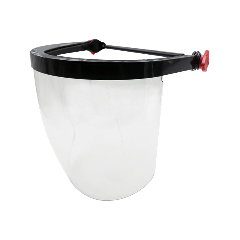High-altitude polished transparent visor bracket
