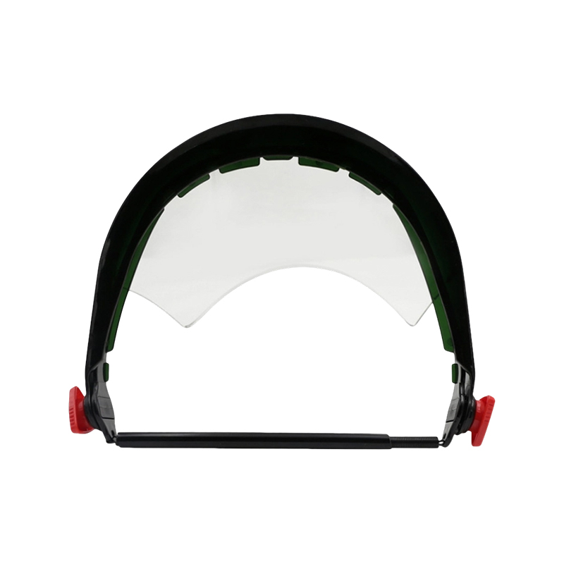 High-altitude polished transparent visor bracket