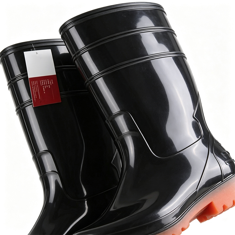 Chemical-Resistant Injection Molded PVC Rain Boots