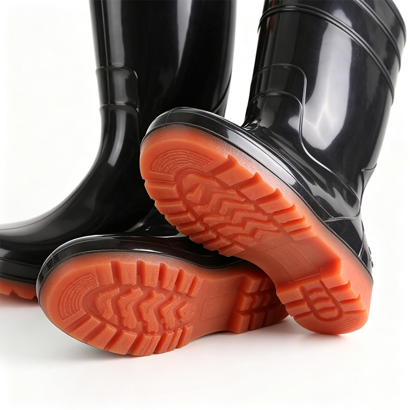 Chemical-Resistant Injection Molded PVC Rain Boots